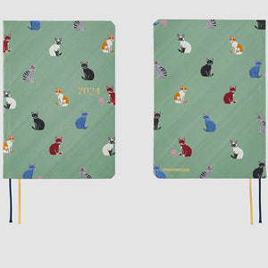 IN STOCK: 2024 Hobonichi A6 HON - Bow & Tie: Cats & Me JPN