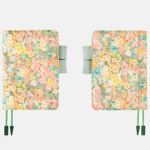 IN STOCK: 2024 Hobonichi COVER A5 Liberty Fabrics: Hollyhocks (Orange)