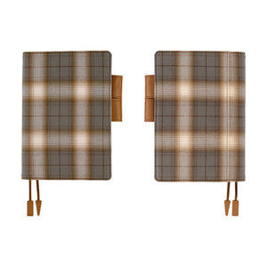 2026 Hobonichi COVER A6: Shirt Fabric - Foggy Plaid