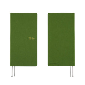 2026 Hobonichi Weeks MEGA: Colors - Antique Green