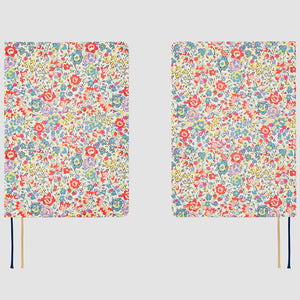 IN STOCK: 2024 Hobonichi A6 HON - Liberty Fabrics: Emma and Georgina JPN