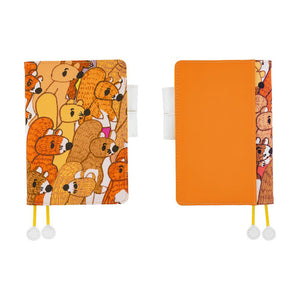 2026 Hobonichi COVER A6: 100%ORANGE - Squirrel Squadron