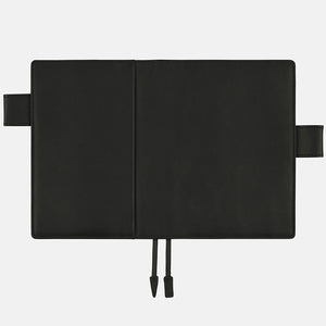 IN STOCK: 2024 Hobonichi COVER A6 Leather: TS Basic - Black
