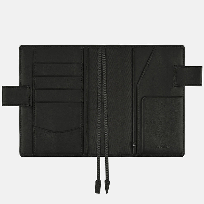 IN STOCK: 2024 Hobonichi COVER A6 Leather: TS Basic - Black
