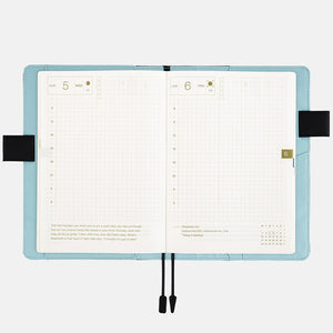 IN STOCK: 2024 Hobonichi COVER A6 Colors: Black x Clear Blue
