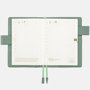 IN STOCK: 2024 Hobonichi COVER A6 Leather: Water Green