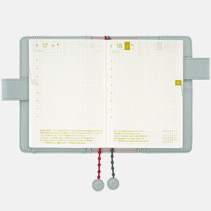 IN STOCK: 2024 Hobonichi COVER A6 Mina Perhonen: Light Berry (Green)