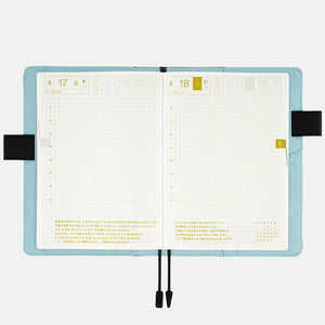 IN STOCK: 2024 Hobonichi COVER A6 Colors: Black x Clear Blue