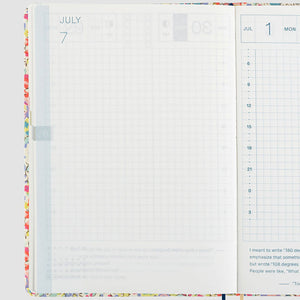 IN STOCK: 2024 Hobonichi A6 HON - Liberty Fabrics: Emma and Georgina JPN