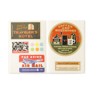 Traveler's Notebook Refill 017  - Passport Size - Sticker Release Paper