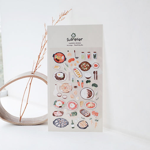 Suatelier Stickers - 1091 Food Trip #2