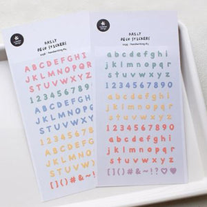 Suatelier Stickers - 1136 Handwriting #4