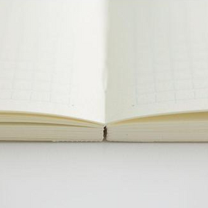 Midori MD Notebook A5 Grid Ruled - Fountain Pen Friendly Paper 176 Pages