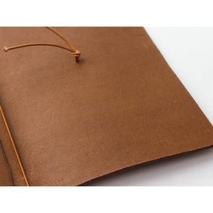 Traveler's Notebook Camel - Regular Size - Leather Journal Notebook Kit