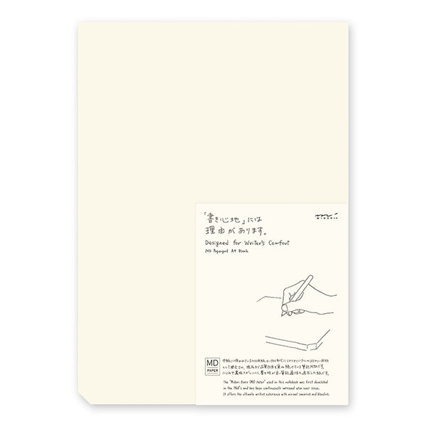 Midori MD Paper Pad Cotton - A4 Blank