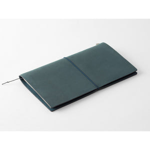 Traveler's Notebook Blue - Regular Size - Leather Journal Notebook Kit