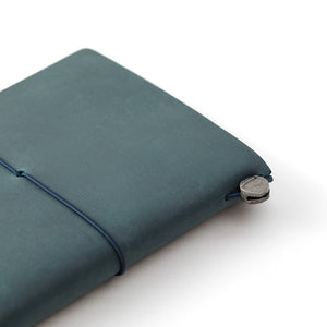 Traveler's Notebook Blue - Passport Size - Leather Journal Notebook Kit