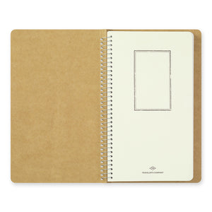 Midori Traveler's Company TRC Spiral Ring Notebook - A5 Slim - Blank White
