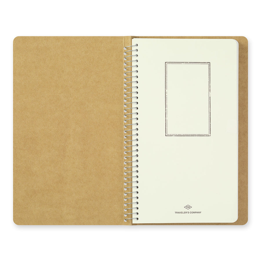 Midori Traveler's Company TRC Spiral Ring Notebook - A5 Slim - Blank White
