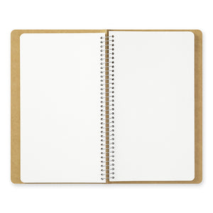 Midori Traveler's Company TRC Spiral Ring Notebook - A5 Slim - Blank White