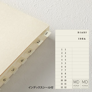 Midori MD Notebook CODEX - 1 Day 1 Page Dot Grid - A5