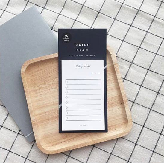 Suatelier Sticky Notes - 1901 Daily Plan 01