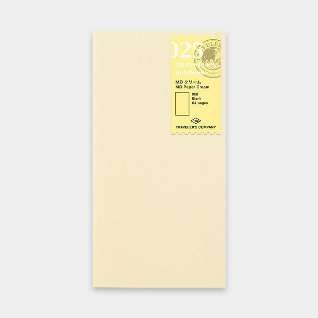 Traveler's Notebook Refill 025 - Regular Size - MD Cream