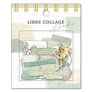 Mind Wave Libre Collage Sticker Flakes - 81062 Green
