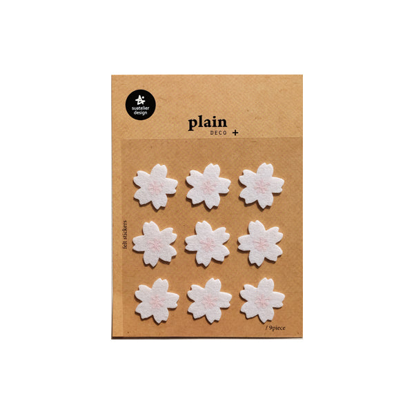 Suatelier Stickers - Plain Deco 1668 Plain 64 White Sakura