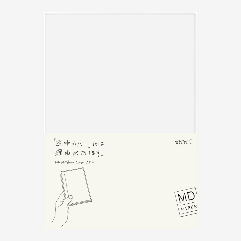 Midori MD Notebook - A5 Clear Cover