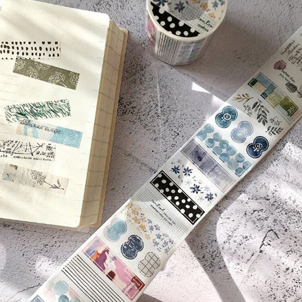 Pion - 5 cm Washi Sticker Roll - Variety Paragraph