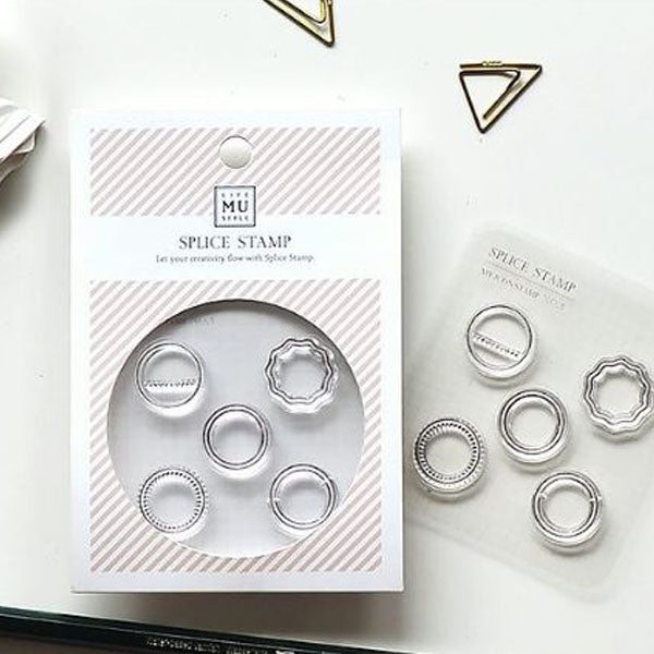MU Print Icon Stamp Set - 2005 Round Shapes