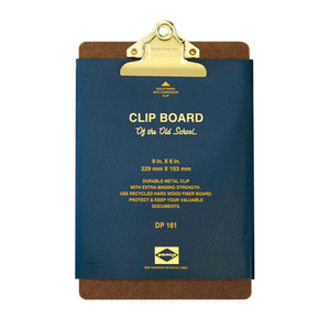 Penco Old School A5 Clipboard - Gold