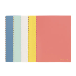 Maruman Septcouleur A6 Notebook - Spicy Coral Pink