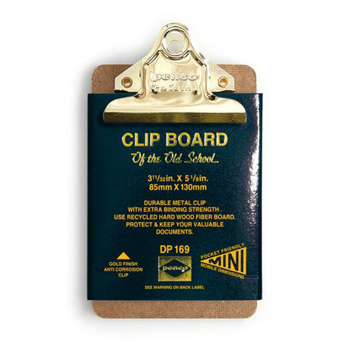 Penco Old School Clipboard /Mini /Gold Clip