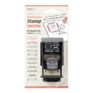 Midori Paintable Rotating Stamp - Ribbon