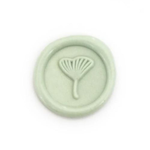 Mister Robinson Wax Seal Stamp - Ginko Leaf Mini 12mm
