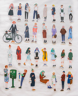 La Dolce Vita Sticker Tin of Stickers - Stationery Girl Collection