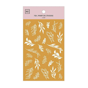 MU Print On Sticker Gold Foil Transfer - 002 - Warm Sun