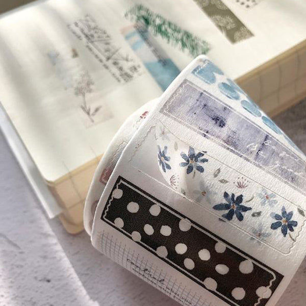 Pion - 5 cm Washi Sticker Roll - Variety Paragraph