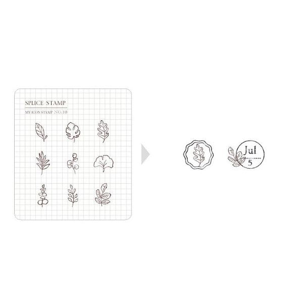 MU Print Icon Stamp Set - 2010 Leaf