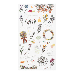 Midori Transfer Sticker 2580 Motif Flower