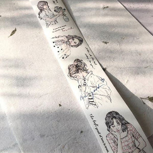 Pion - Washi Tape 4.5cm - Sketch Girl