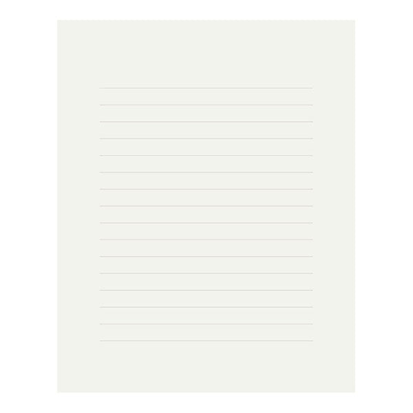 Midori MD Stationery - Horizontal Lined COTTON Blend Letter Writing Pad