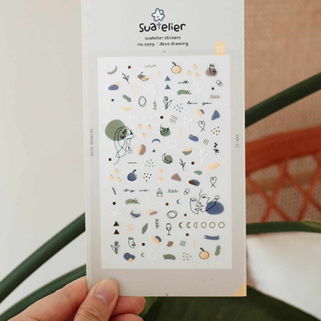 Suatelier Stickers - 1079 Deco Drawing