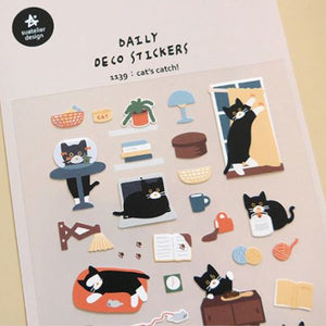 Suatelier Stickers - 1139 Cat's Catch
