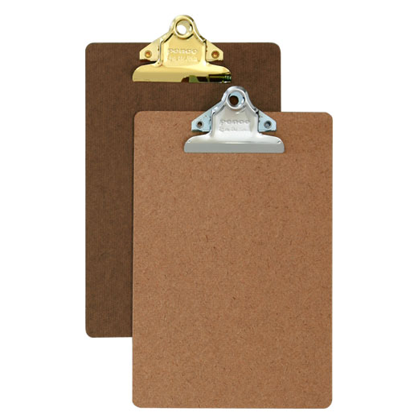 Penco Old School A4 Clipboard - Gold