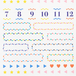 Midori Planner Sticker - 82389-006 Title Color