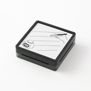 Midori Pre-Inked Paintable Stamp - Stationery