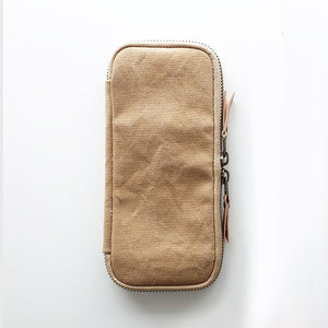 Yuruliku Flat Tool Case - 3 PEN - Beige